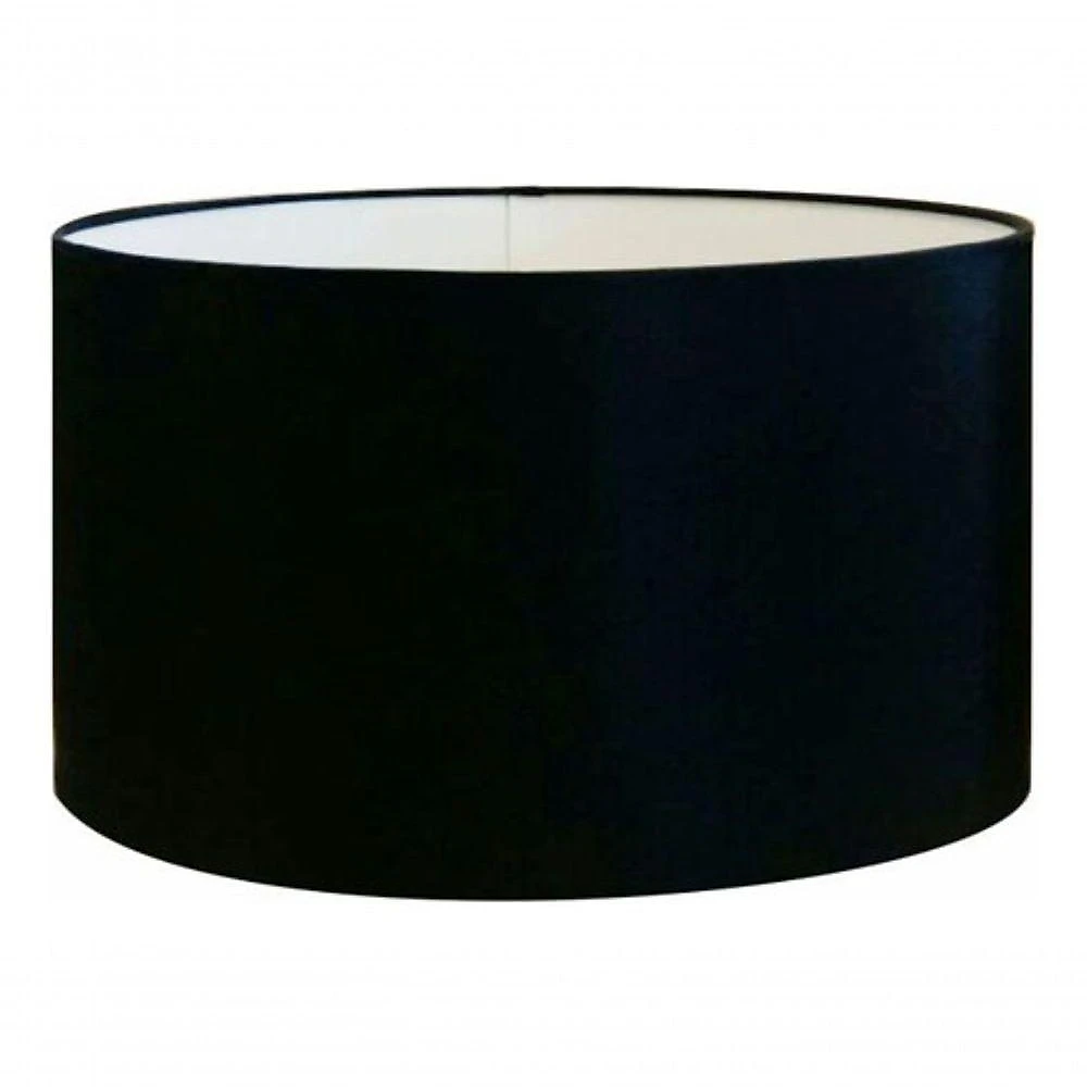 Cúpula para Abajur e Luminária Cilíndrica CP-7025 em Tecido Resistente à Maresia Preto Vivare Brasil webcontinental-7908138288167