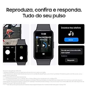 Smartphone Samsung Galaxy A37 5G Tela 6.7" 128GB Preto + Galaxy Fit 3 Grafite