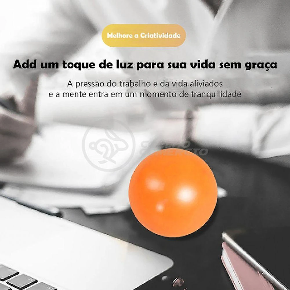 Fidget Toy Bolinha Globble Anti Stress Fluorecente