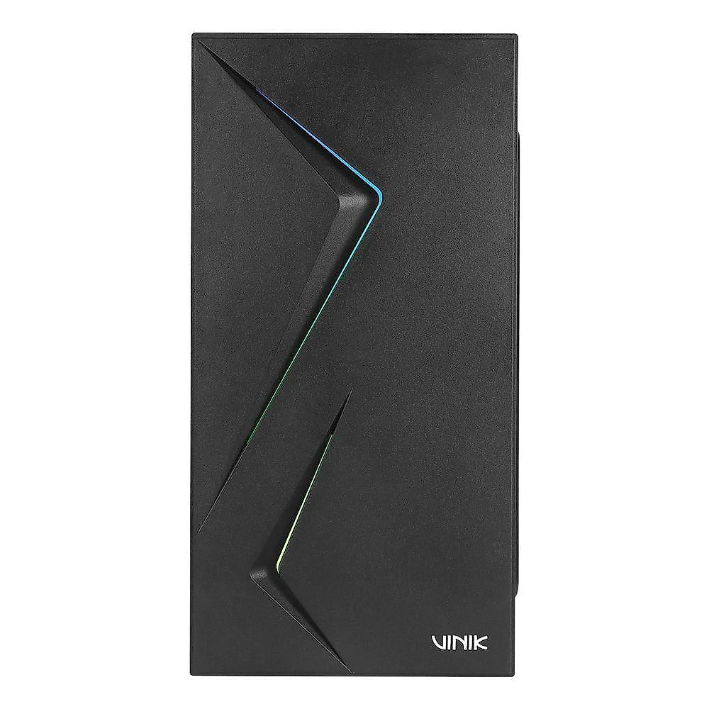 Gabinete Gamer Twin Edge Mid Tower Micro ATX Mini ITX Acrílico LED RGB Preto Vinik