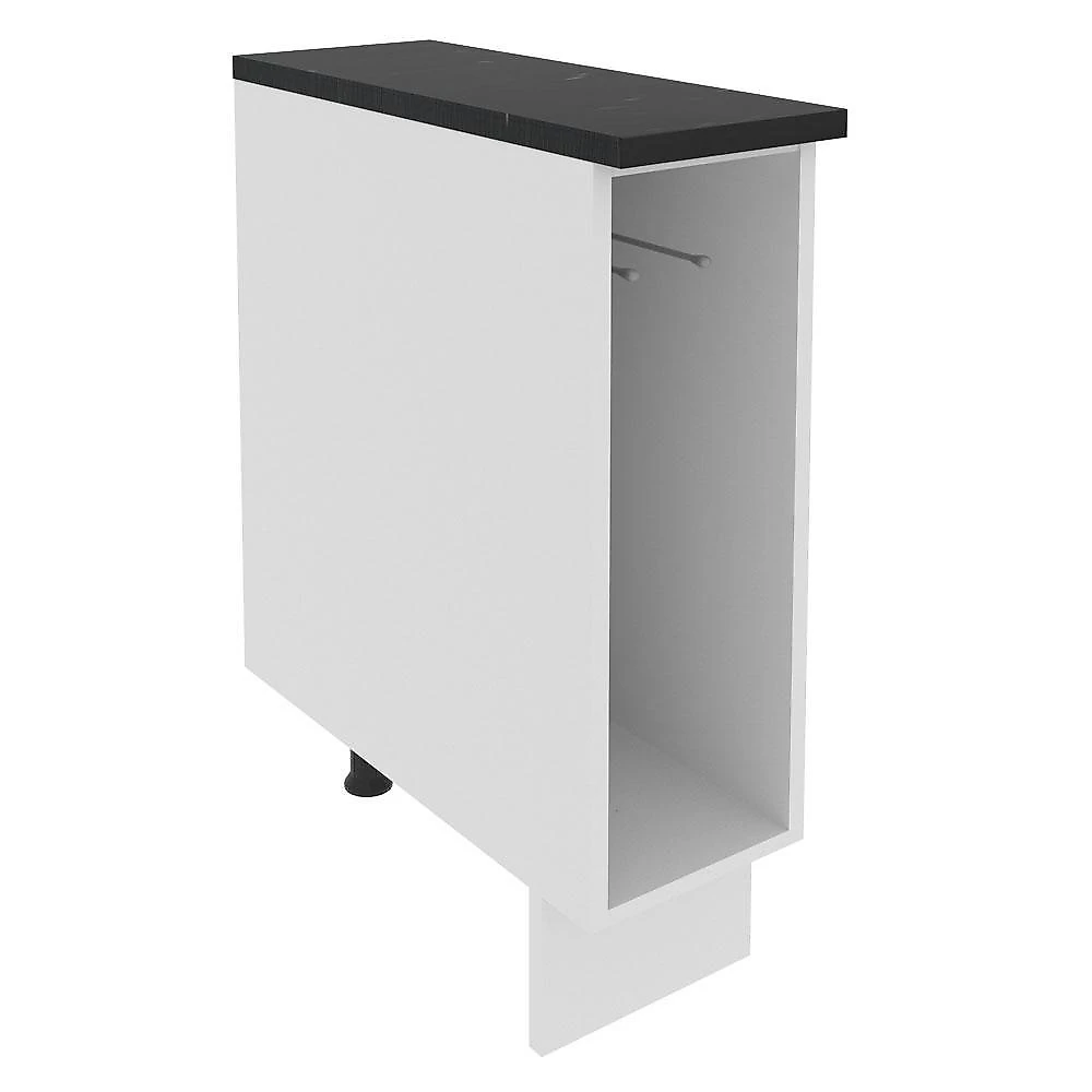 Balcão armário de cozinha porta pano 100% mdf branco acordes madesa
