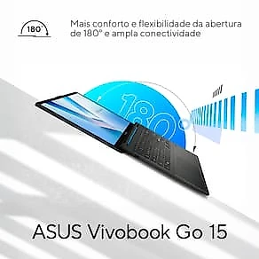 Notebook ASUS Vivobook Go 15 AMD Athlon 4GB RAM 128GB SSD 15,6" Full HD Windows 11