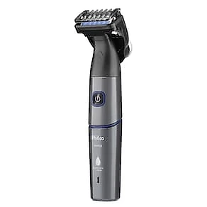 Aparador de Pelos Philco PAP02 USB Cinza/Azul - Bivolt