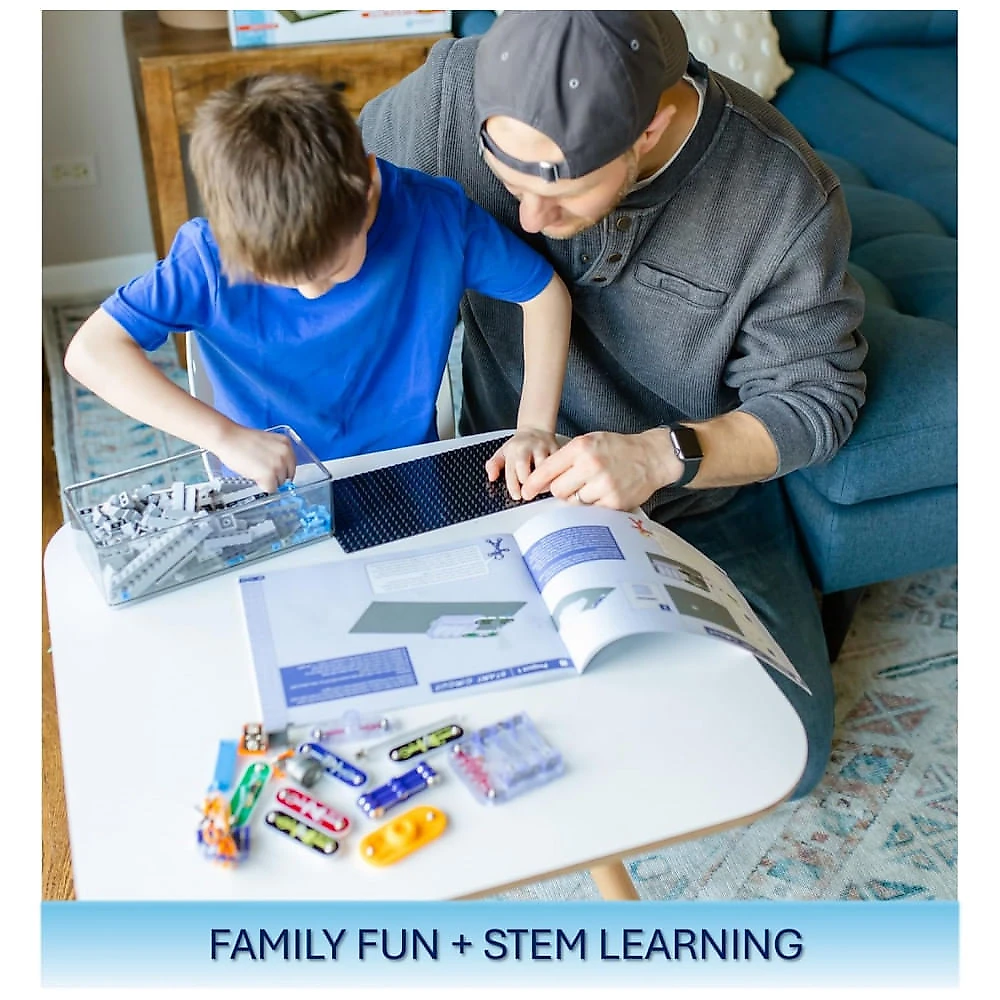 Snap Circuits BRIC: Structures – Kit Educacional de Eletrônica e Construção com Mais de 20 Projetos STEM para Crianças a Partir de 8 Anos