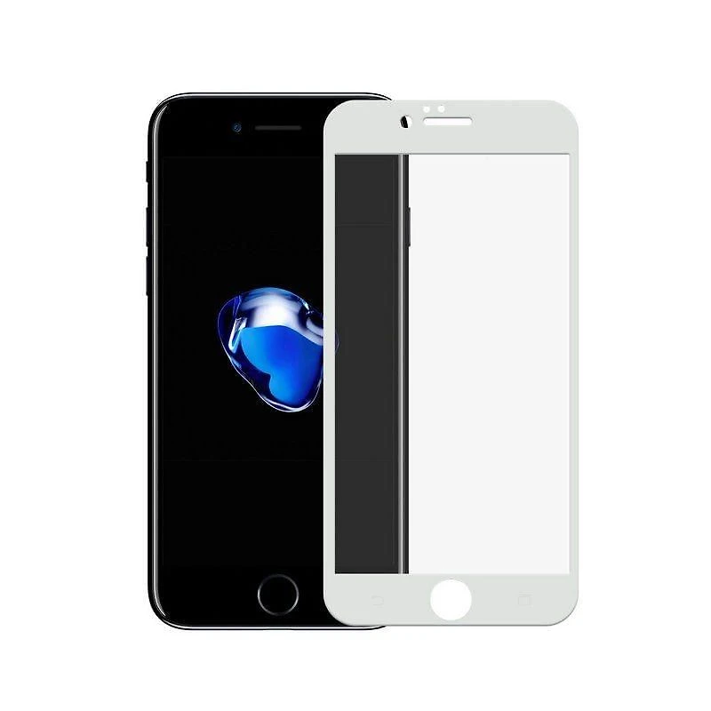 Película Coverage Color para iPhone 8 - Branca - Gorila Shield (Cobre toda tela)