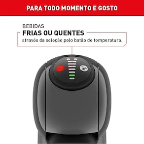 Cafeteira Expresso Arno Dolce Gusto Genio S DGS5 Basic Automática Multibebidas – Grafite 110V