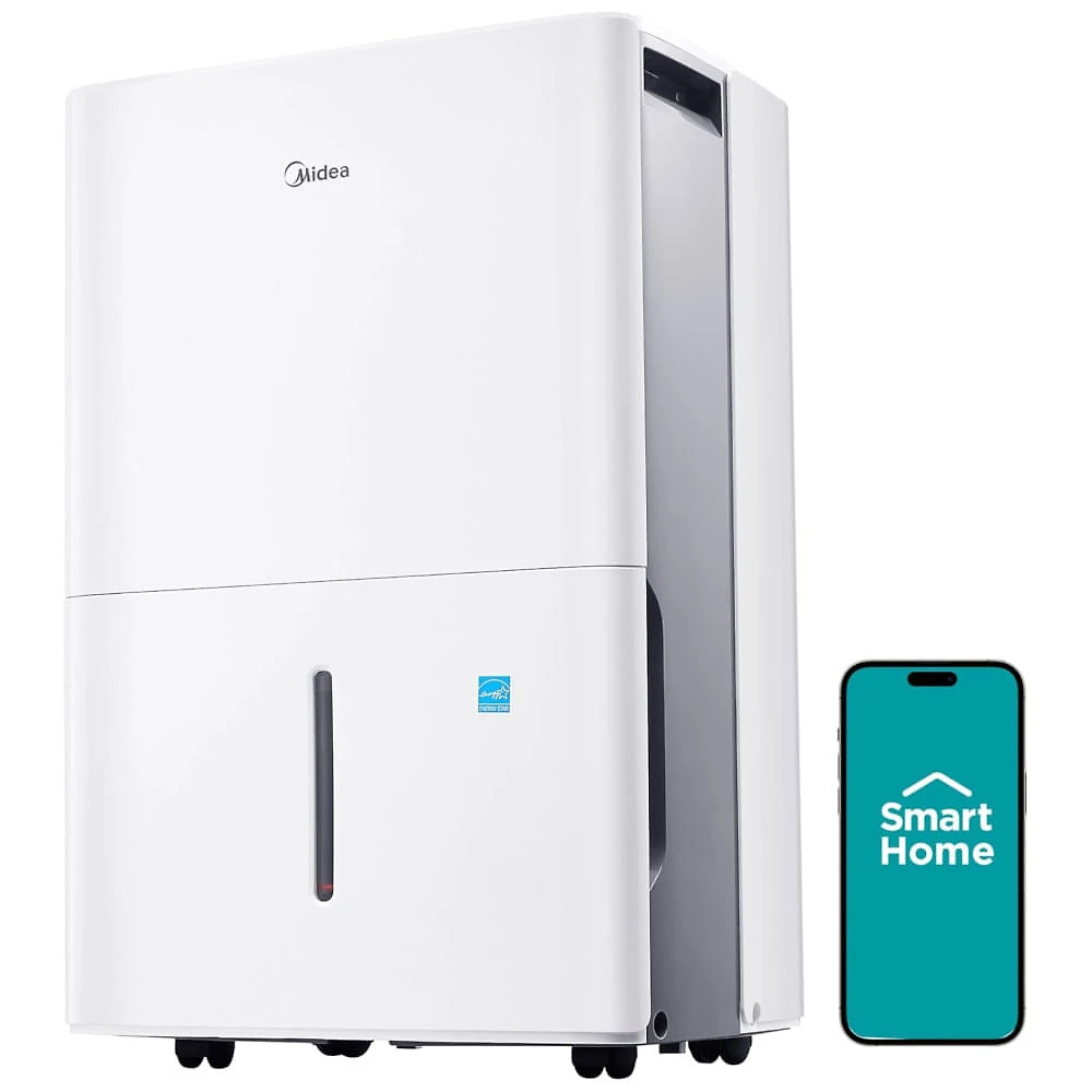 Desumidificador Midea 23,65 litros, 418 metros quadrados - Econômico e Eficiente para Ambientes Amplos, como Porões e Quartos Grandes