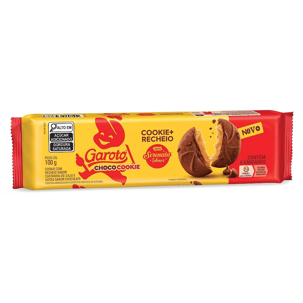 Garoto Choco Cookie Garoto Serenata de Amor 100g