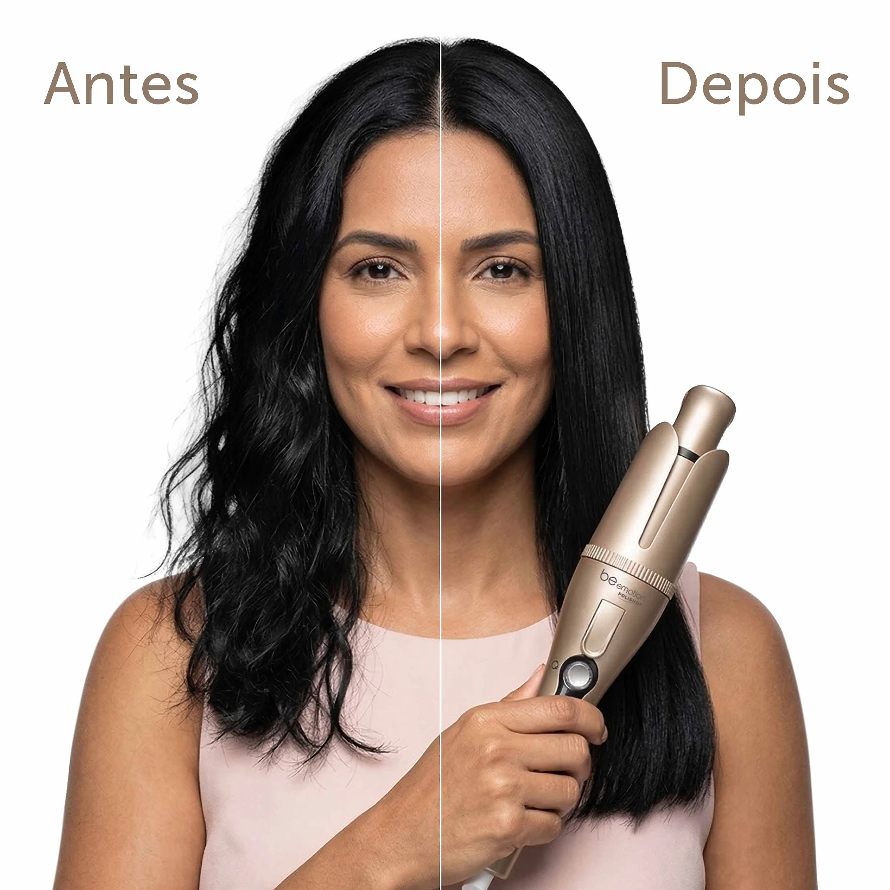 Prancha e Modelador 2 em 1 Duo Styler be emotion | Bivolt