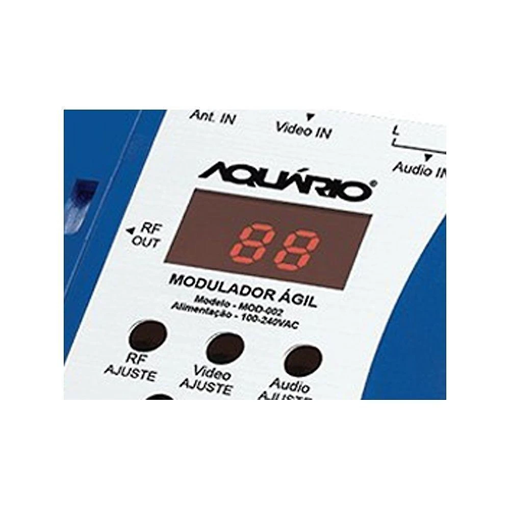 Modulador de Áudio e Vídeo Aquário MOD-002 para TV e CATV Bivolt