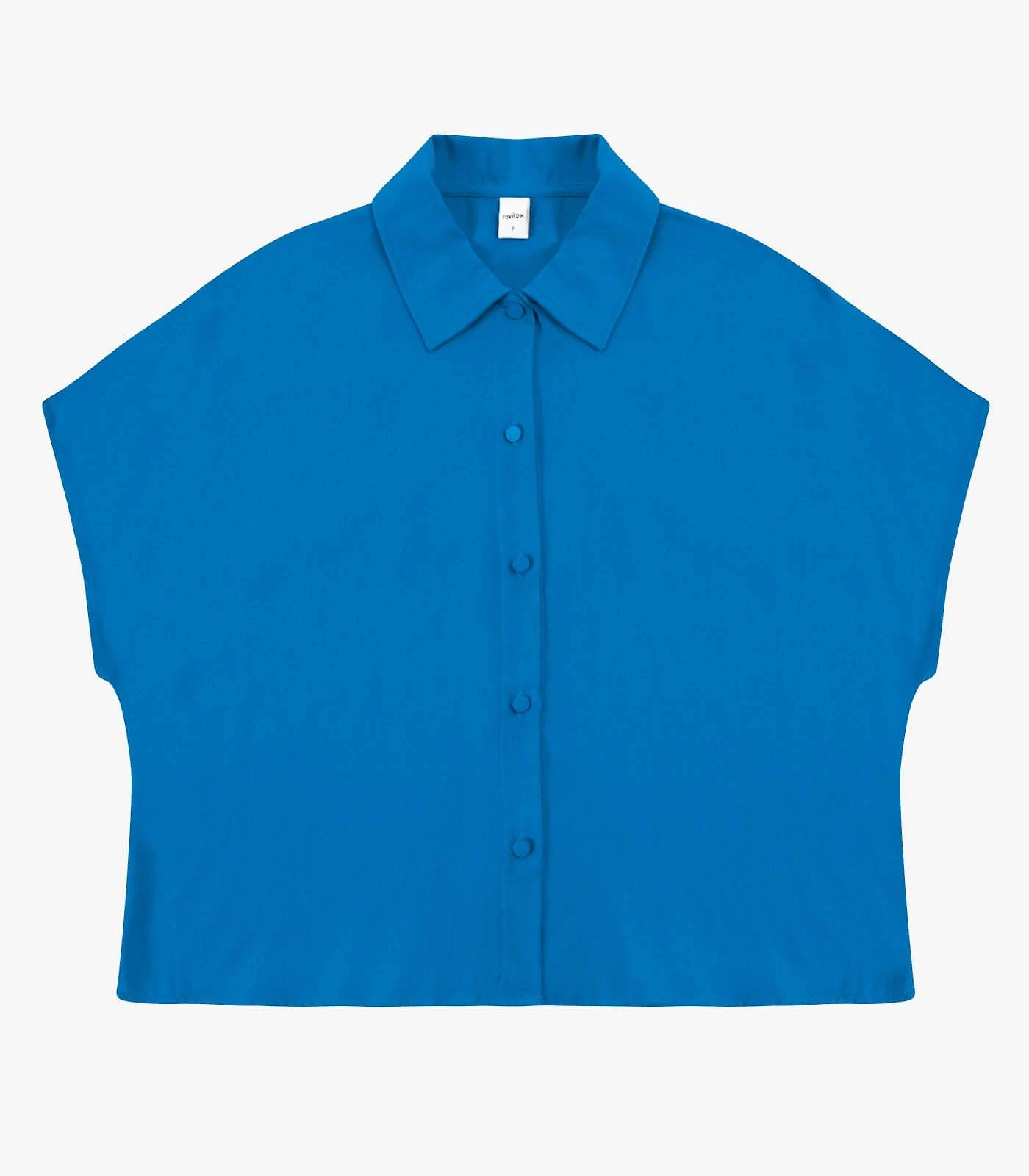 Camisa Feminina Malha Viscose Pesada Rovitex Azul