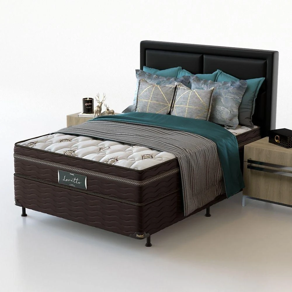 Conjunto Box Casal Mola Probel Loretto (138x188x54cm)