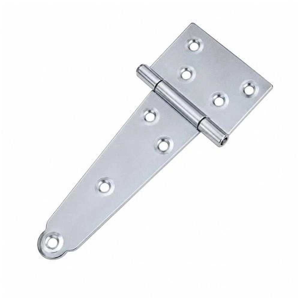 Dobradiça de Leme 6'' Zincada Resistente à Corrosão Cinza Loth 15,24CM
