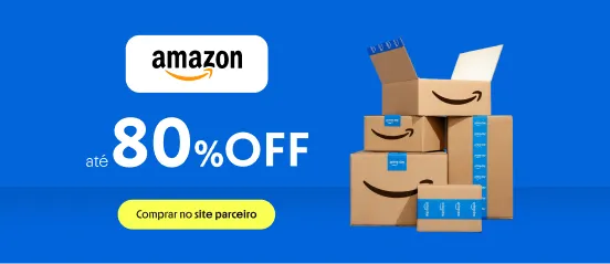 AMAZON COM ATÉ 80% OFF