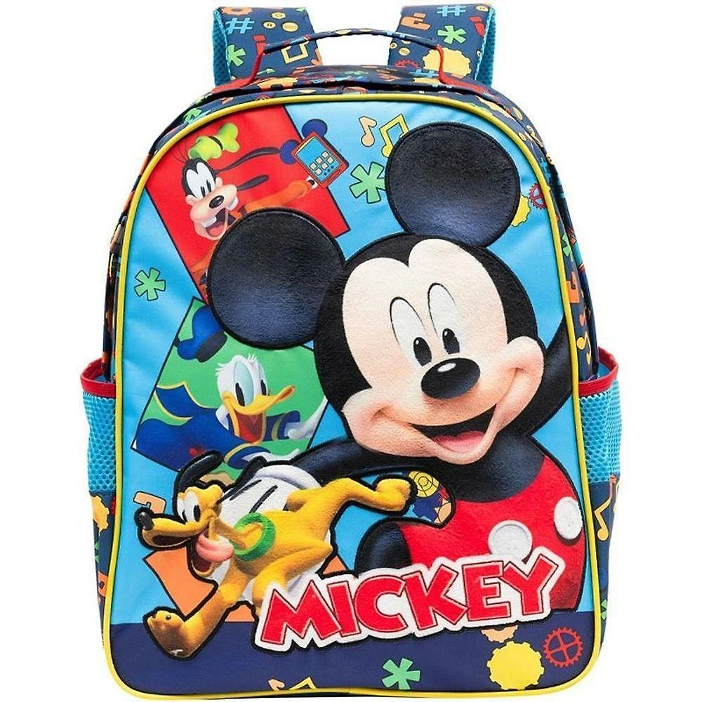 Mochila Infantil Mickey Tamanho g Cobre Zíper Proteção Xeryus