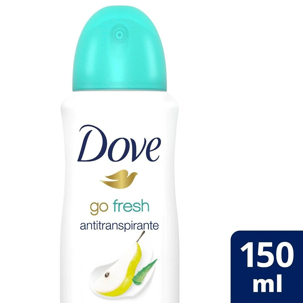 Desodorante Antitranspirante Aerosol Dove Go Fresh Pera E Aloe Vera 150ml