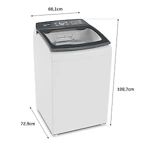 Lavadora de Roupas Brastemp BWF18AB com Ciclo Tira Manchas Advanced e Ciclo Antibolinha Branca - 18Kg 110V