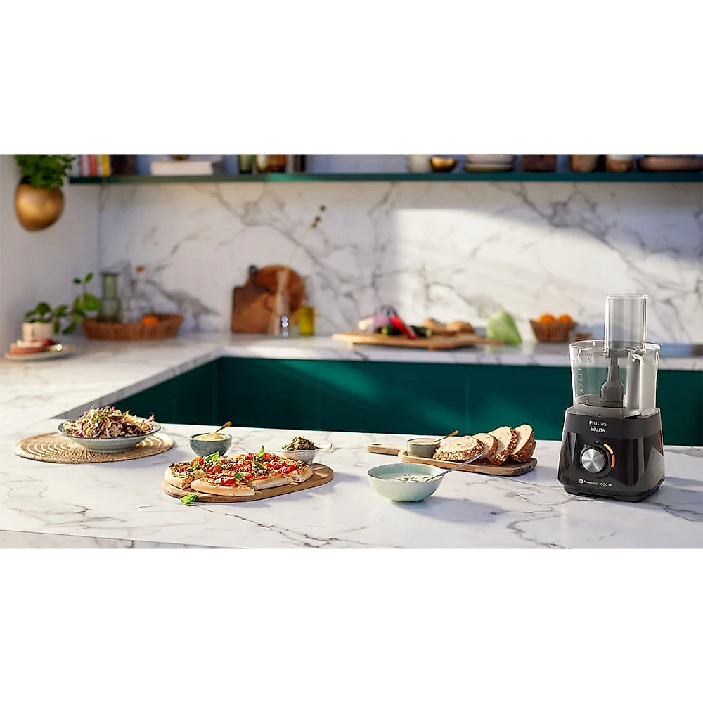 Multiprocessador de Alimentos Philips Walita PowerChop 1000 com 02 Velocidades, Capacidade de 1,5 Litros - HR7304 110
