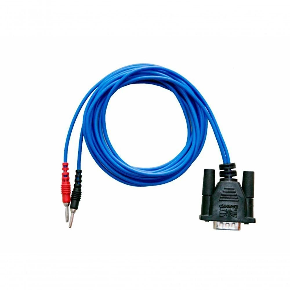 Cabo para Equipamento de Fisioterapia Ibramed Cabo 85 Multicorrentes 2 Fios Azul