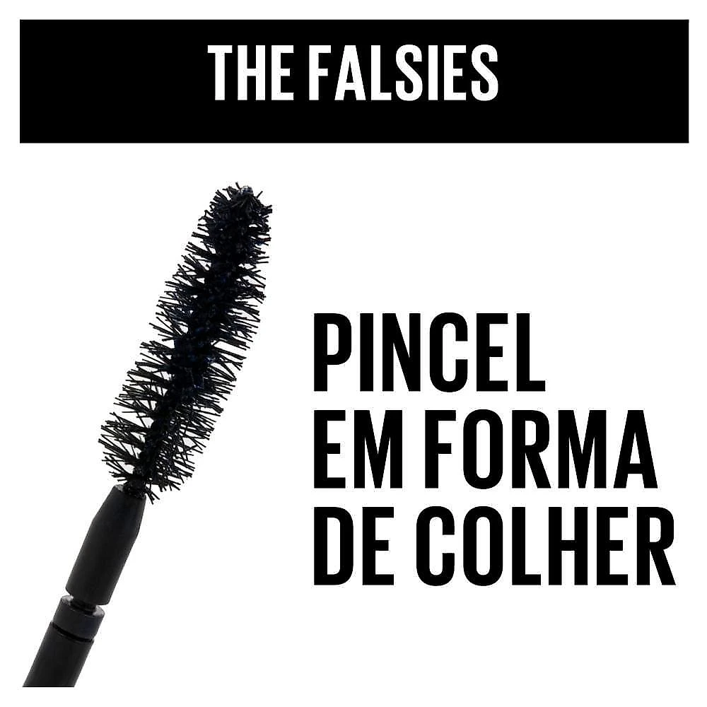 Maybelline the falsies máscara de cílios lavável 24h de efeito preto