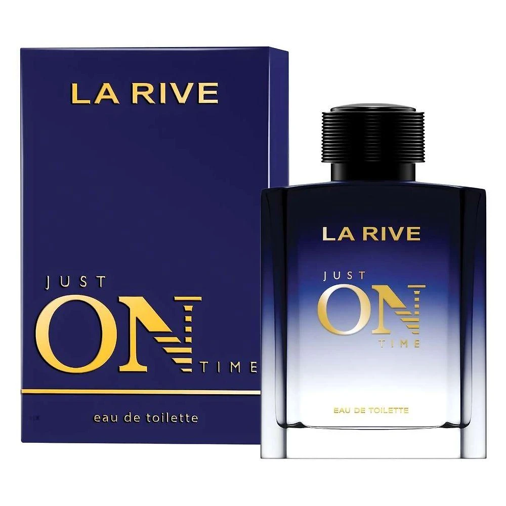 Perfume Just On Time Masculino Eau de Toilette 100ML La Rive Amadeirado Aromático