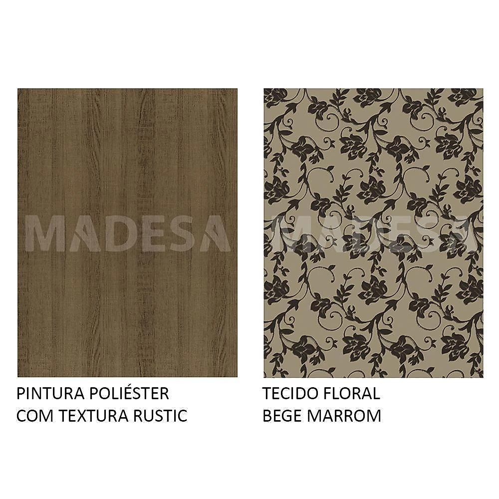Conjunto Sala de Jantar Luana Mesa com 4 Cadeiras Madesa