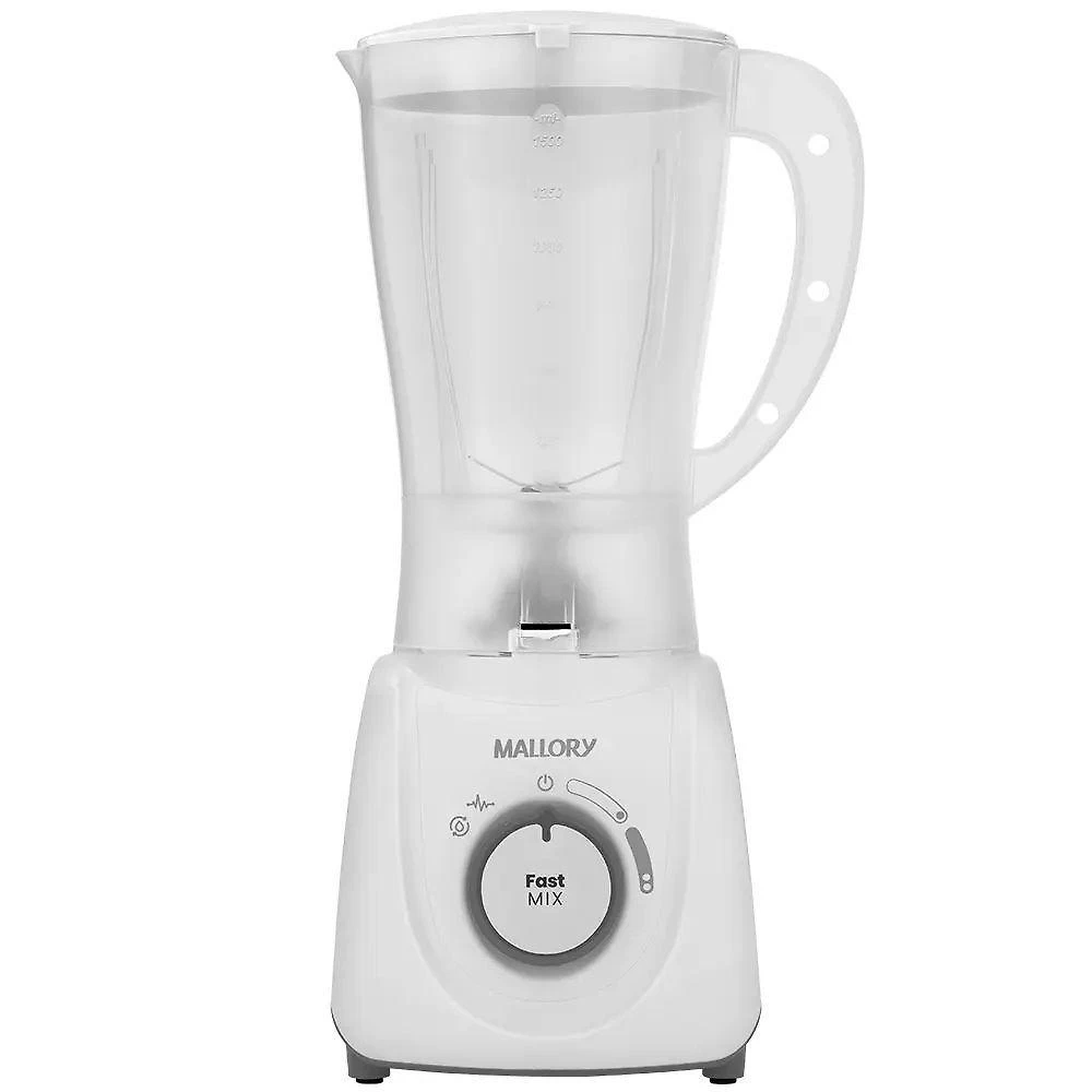 Liquidificador Mallory Fast Mix Branco 520W 2 Velocidades – B91202571 110V