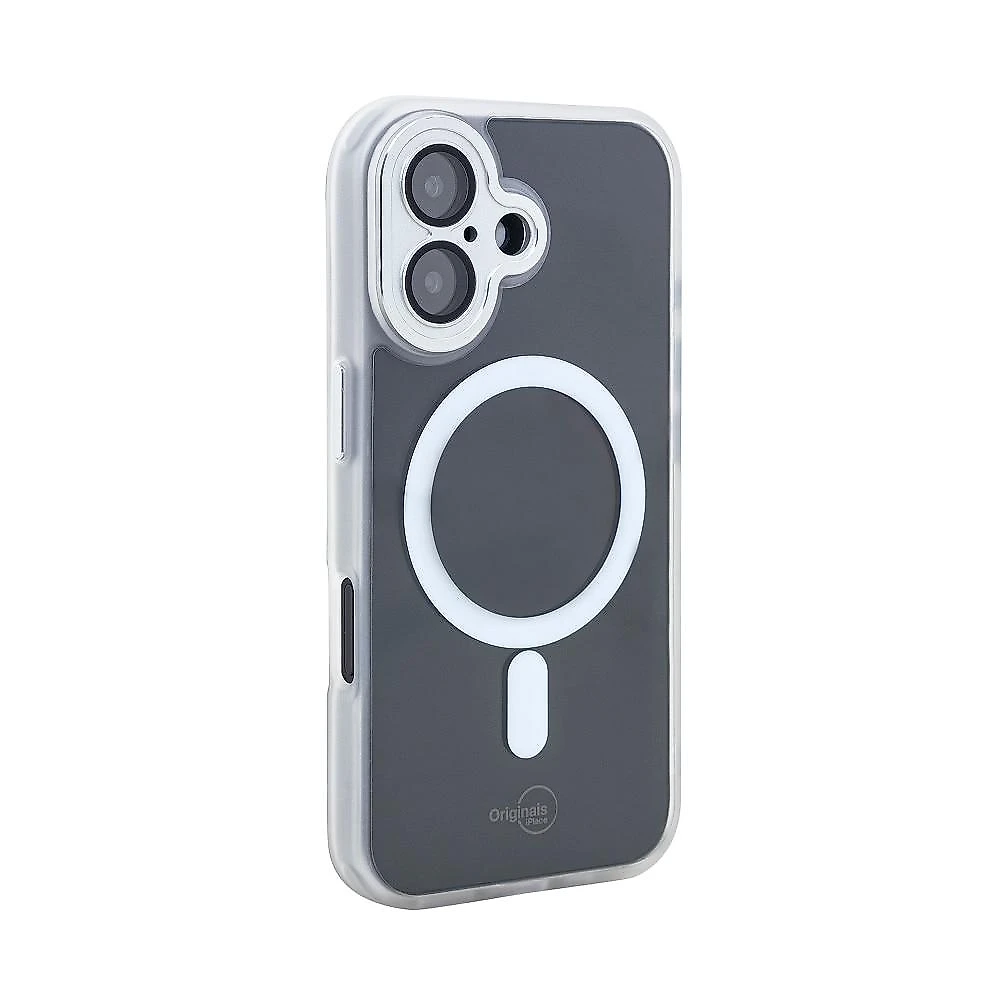 Capa iPhone 16 Plus Originais iPlace, Poli com Proteção de Câmera e Indução, Branca 