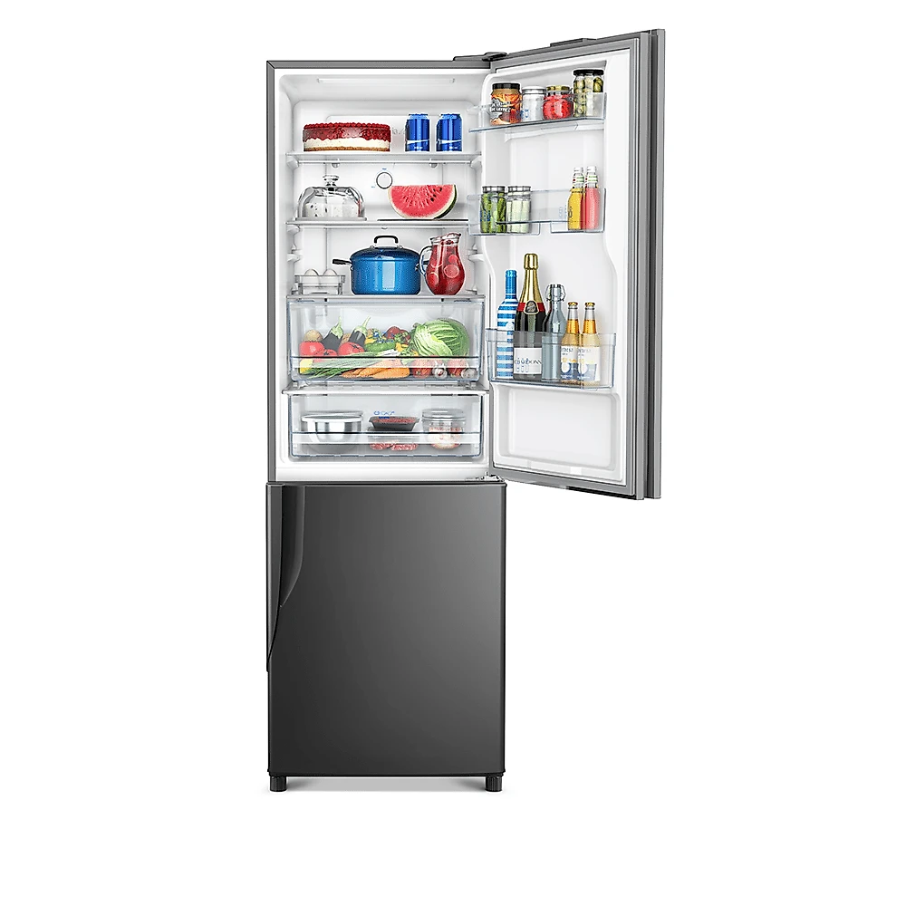 Miniatura Geladeira Panasonic Frost Free 397L A+++ Titânio - NR-BB41PV1T 110v