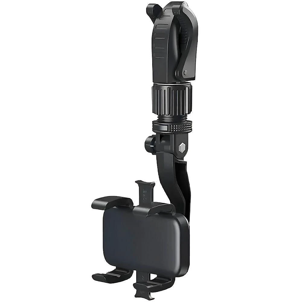 Suporte Gancho Preto Celular Automotivo Rotação 360° - Ajustável E Seguro