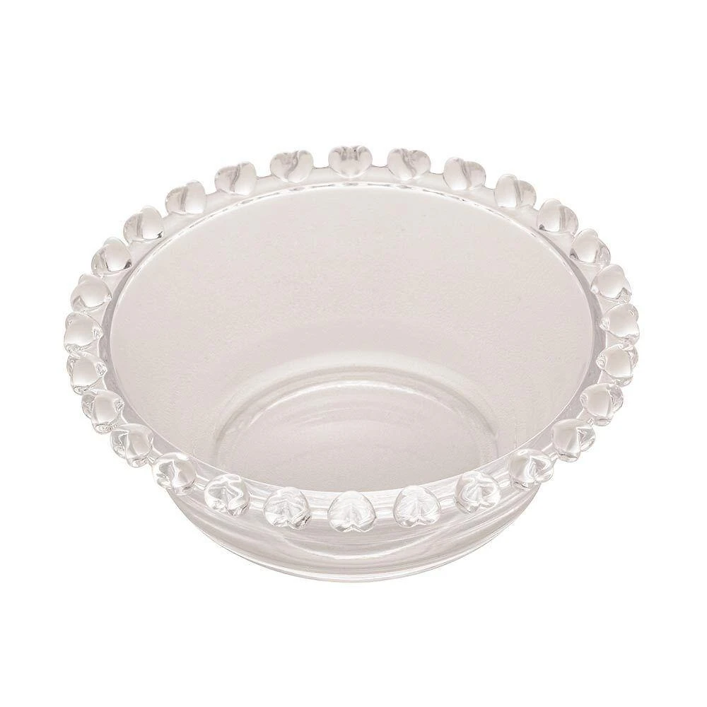 Bowl Raso Cristal Transparente Coração Lyor 11,5×4,5cm