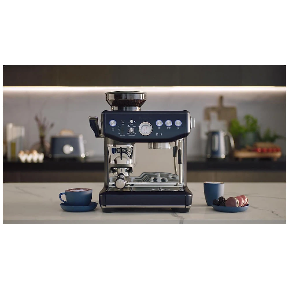 Máquina de Café Expresso em Aço Inoxidável 2L com 25 Opções de Moagem, Vaporizador de Leite e Controle de Precisão, 110V 1750W, Breville Sage Barista 110v