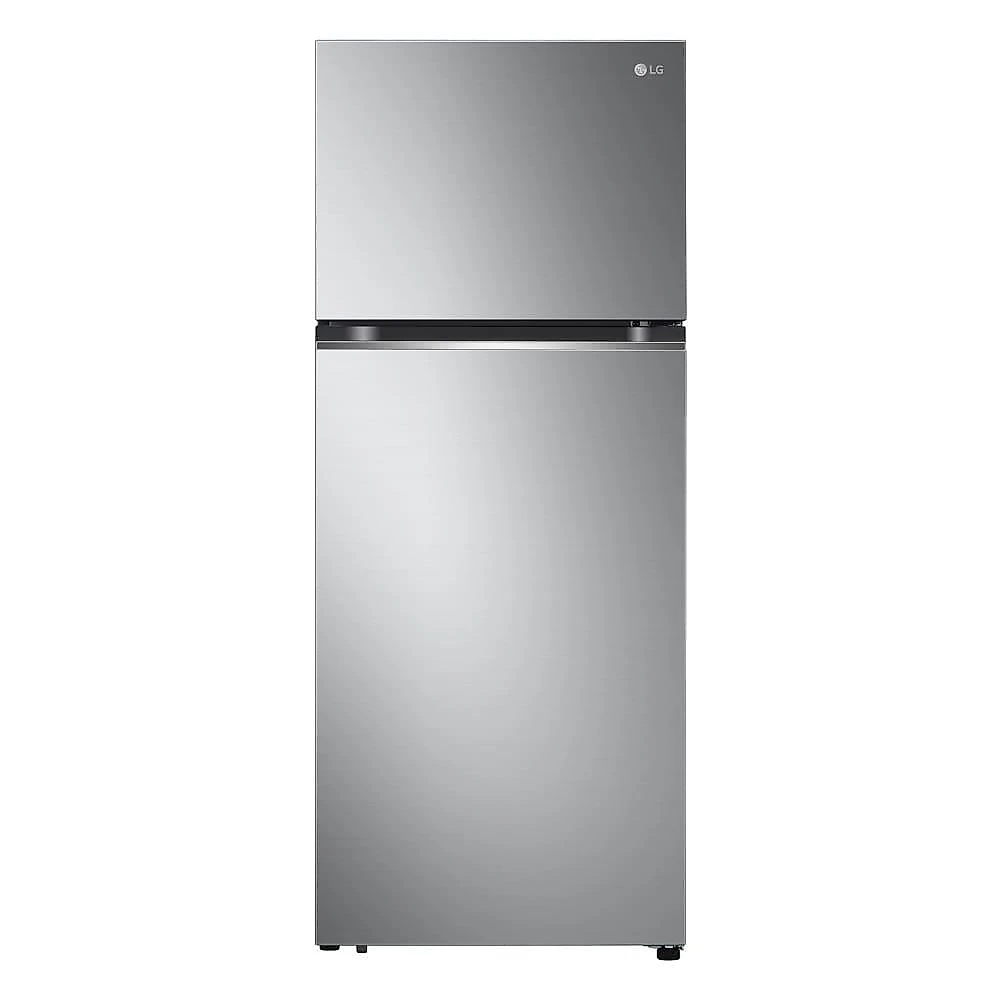 Geladeira lg frost free duplex com gaveta fresh zone e multi air flow inox look - 395l 110