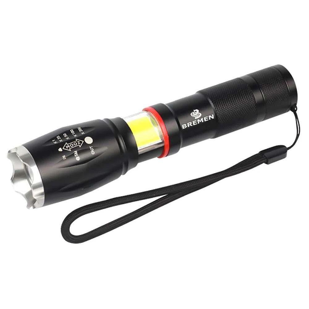 Lanterna Tatica Led T6 300 Lúmens Recarregável Xpe 9428