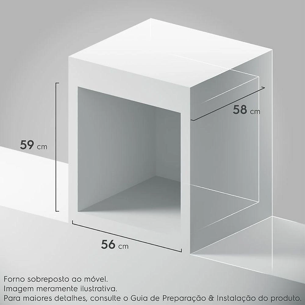 Forno De Embutir Elétrico Electrolux Oe8ew 80l Expert 220v