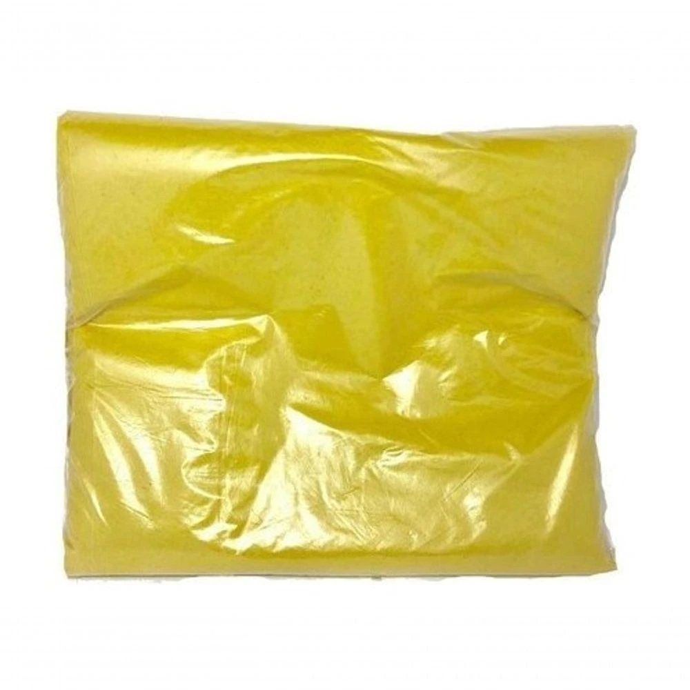 Saco para Lixo Reciclável 20 Litros Amarelo com 100 Unidades para Uso Geral Higipack