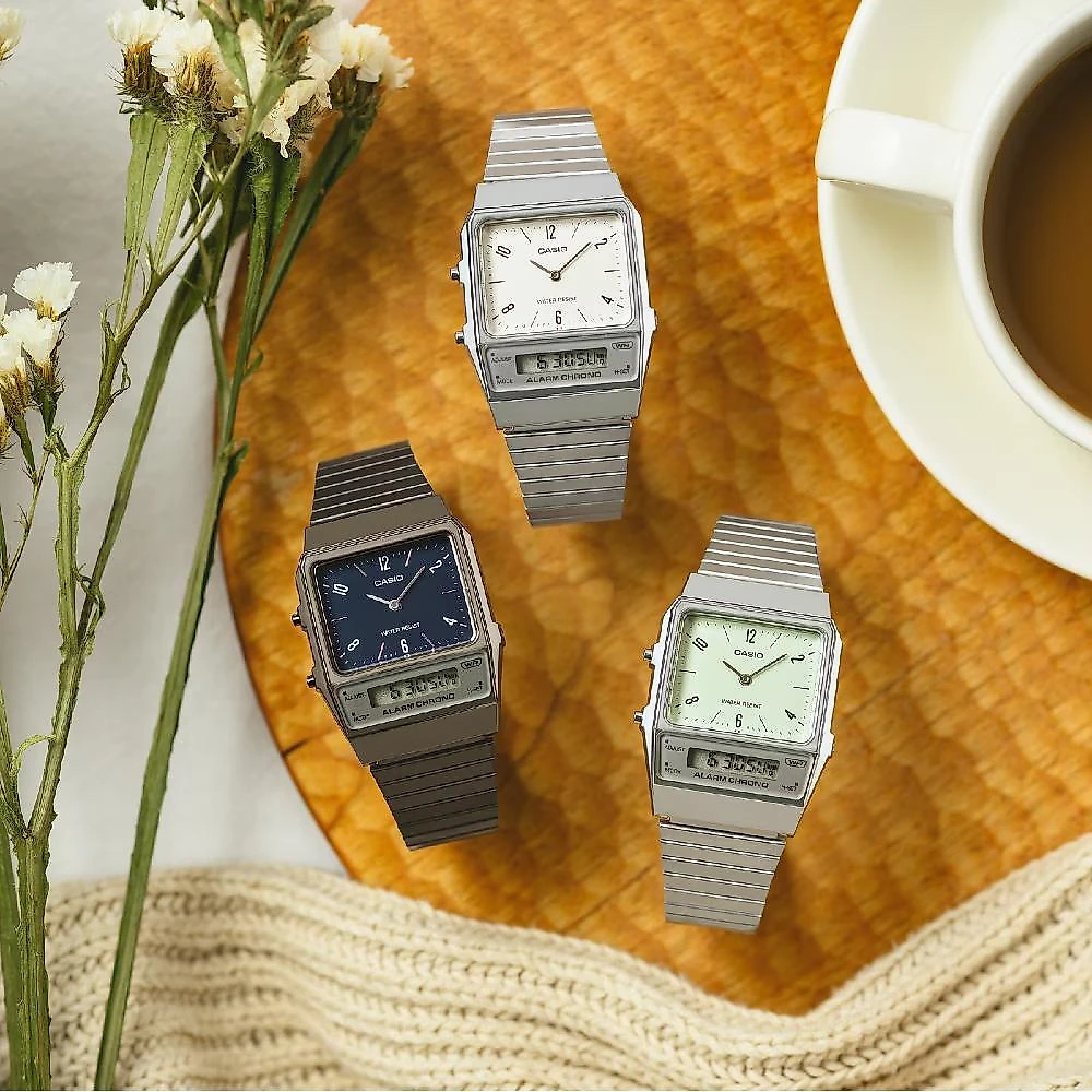 Relógio Casio Vintage AQ-800E-3ADF 32,1mm