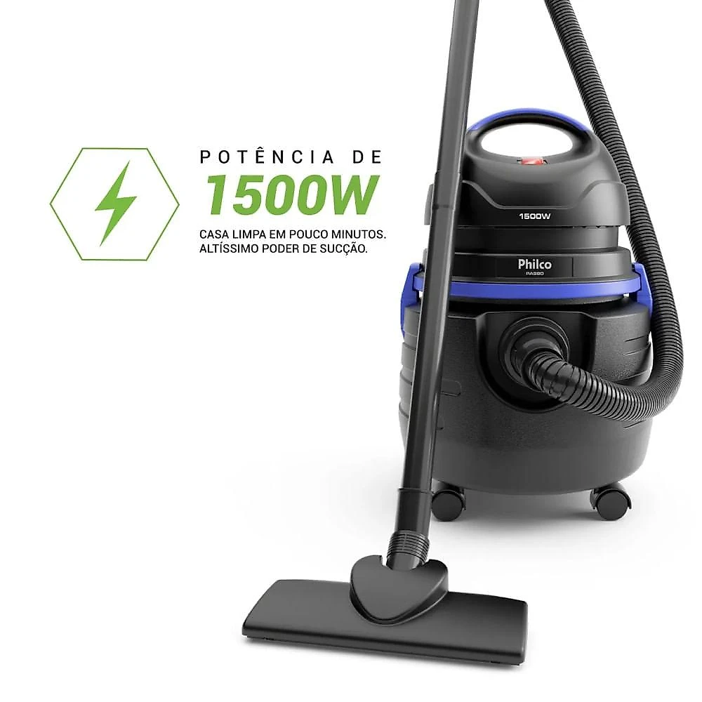 Aspirador de Pó e Água Philco 1500W PAS80 127V