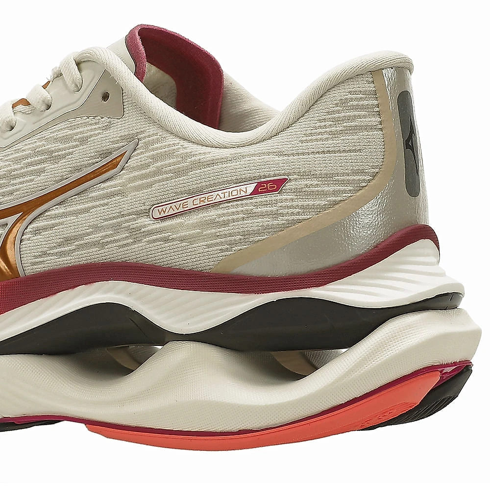 Tênis de Corrida Mizuno Wave Creation 26 Feminino 34 Bege