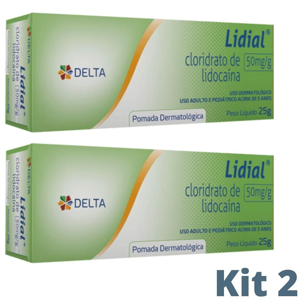 Miniatura Lidial Lidocaina Pomada Cloridato Lidocaina Gel 25 Gramas