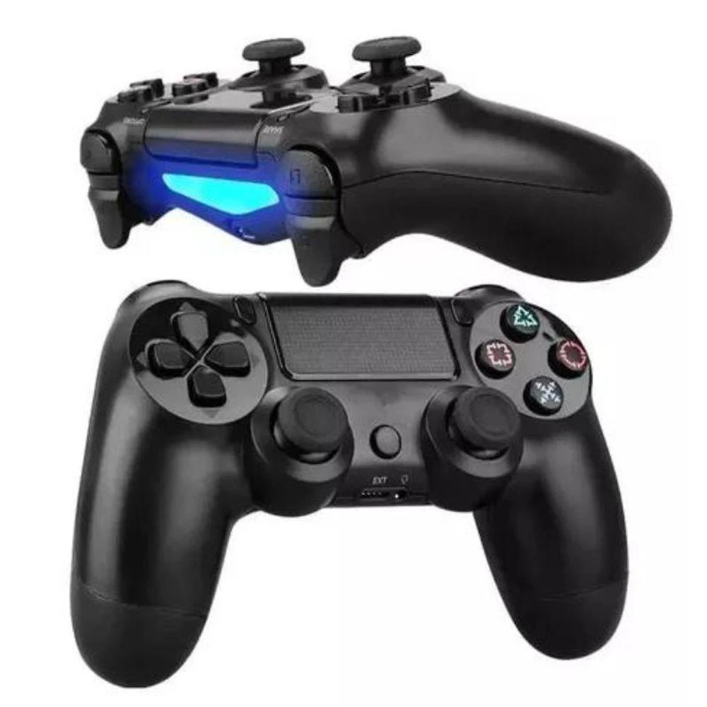 Controle sem Fio para Ps4 e Pc Aquilae Joystick com Bateria Recarregável Preto