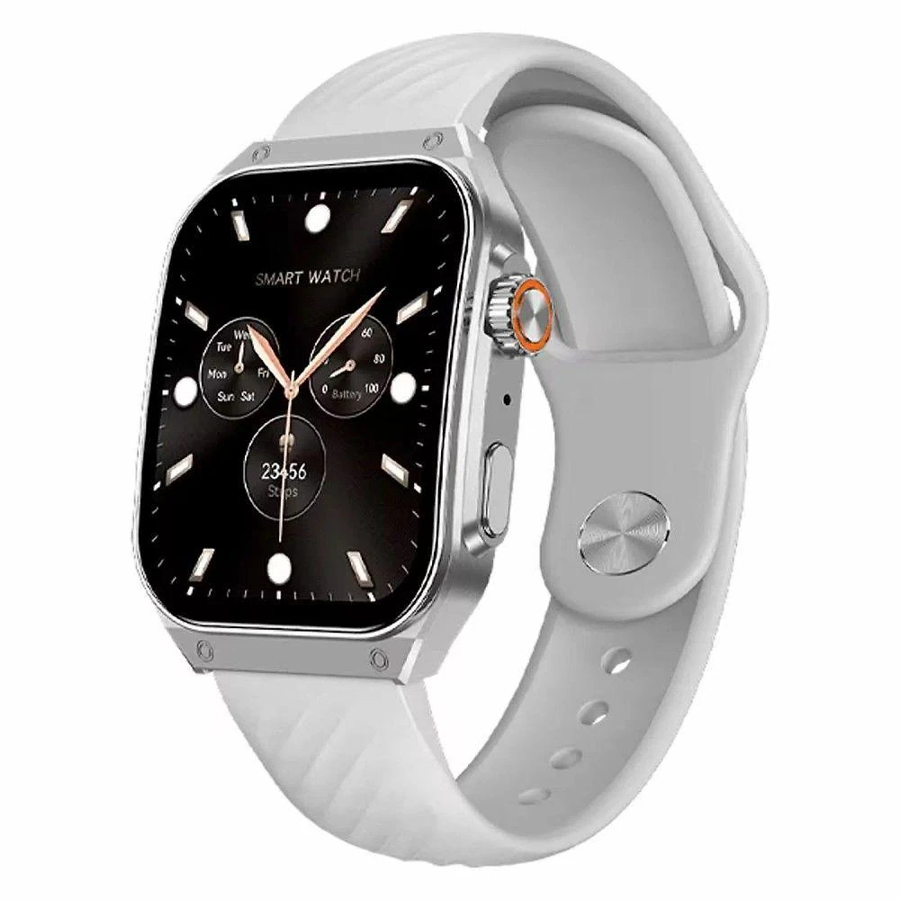 Smartwatch FTX FTXAM15-SVW 51MM AMOLED com Frequência Cardíaca e Bateria 7 Dias Cinza