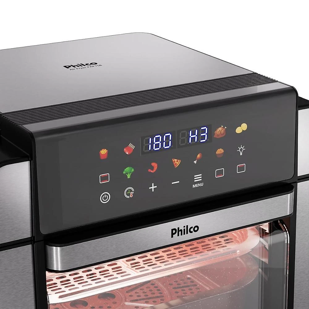 Fritadeira air fryer oven philco paf15b 15l resistência 1800w 220v