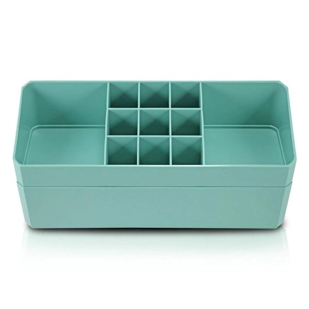 Organizador De Maquiagem, Porta Jóias De 2 Andares Linha Loft Black Friday Turquesa