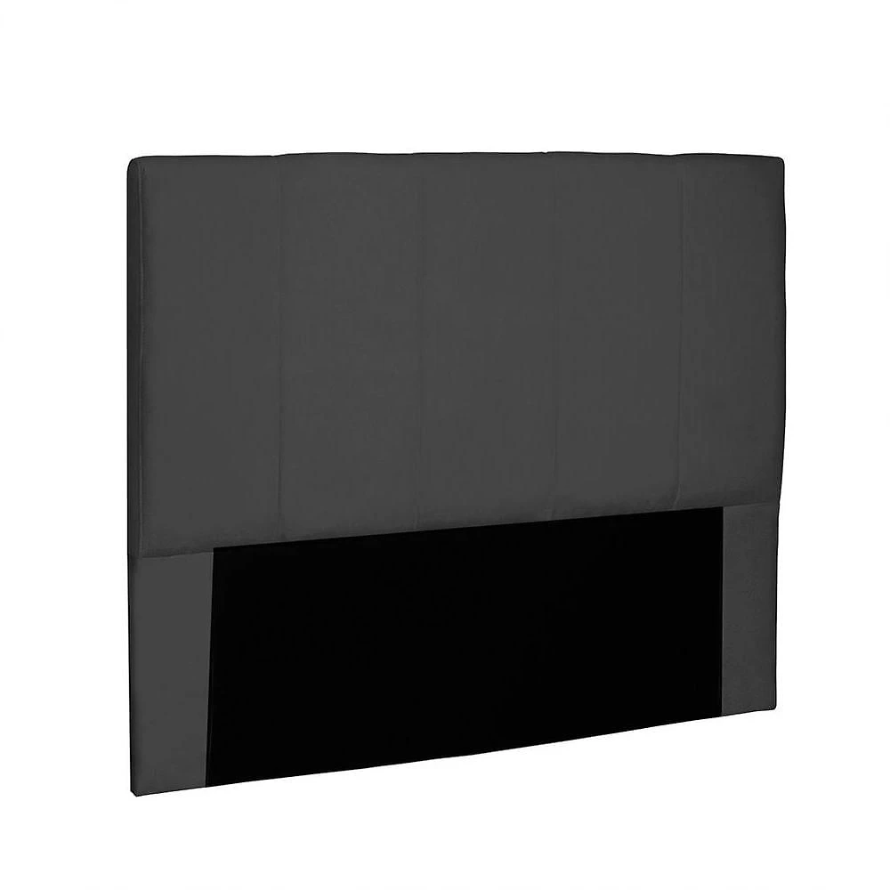 Cabeceira Arizona Cama Box King 195 Cm Suede Preto