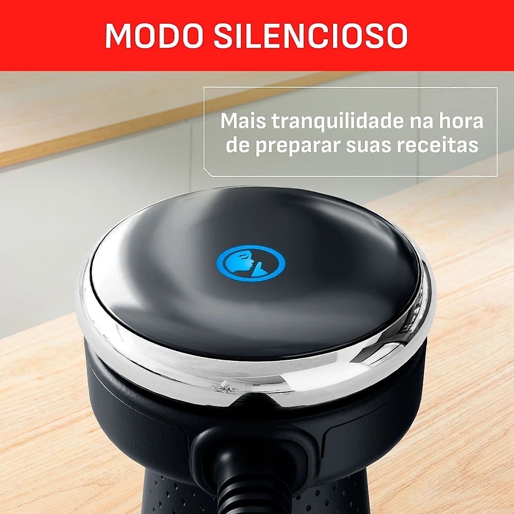 Mixer Misturador Arno Quick Chef+ com Tecnologia Powelix, 500W, Inox e Preto - Mx41 110