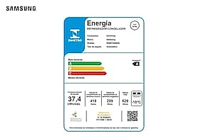 Geladeira Samsung Side by Side RS60 628 Litros com Dispenser de Água e Gelo Inox 110V