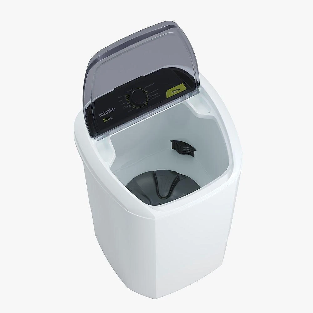 Lavadora De Roupas Semiautomática Super 8,5 Kg Branca Wanke 220V