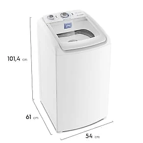 Máquina de Lavar 9kg Electrolux LED09 Efficient Care Turbo Centrifugação Branca 110V