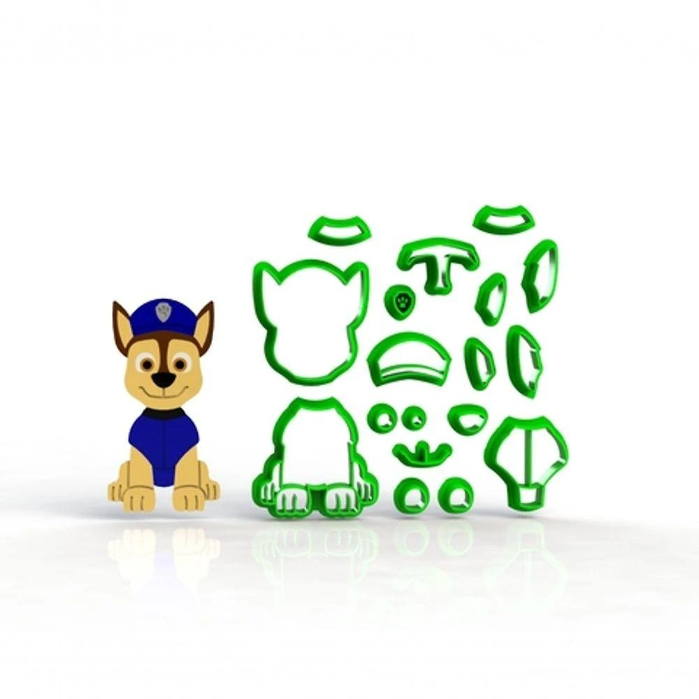 Cortador Chase Modular Plástico PLA 5CM Transparente 1 Unidade HB Formas e Cortadores